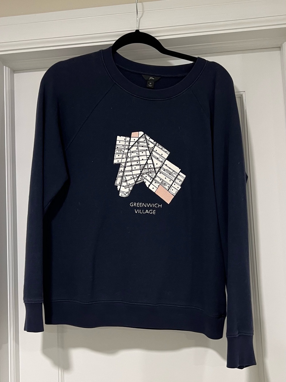 J. Crew Navy Crewneck Sweatshirt